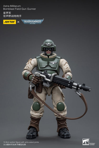 Astra Militarum Ordnance Team with Bombast Field Gun - Warhammer 40K Action Figure By JOYTOY