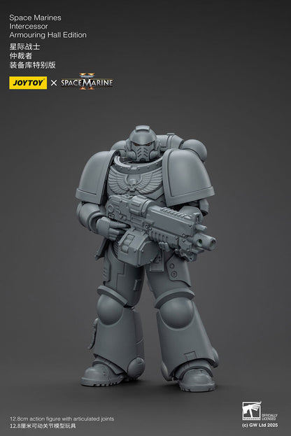Space Marines Intercessor Armoring Hall Edition- Warhammer SPACE MARINE II  1/18 Action Figure By JOYTOY