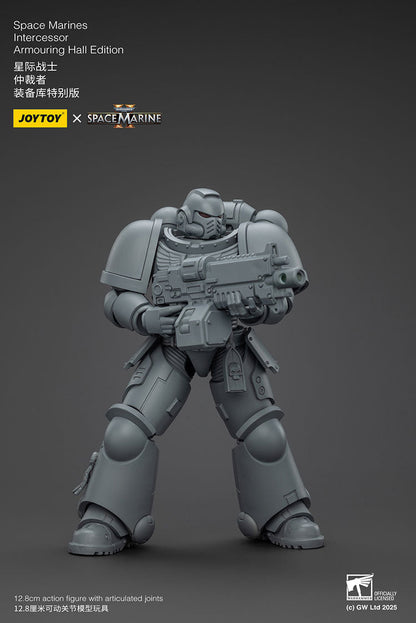 Space Marines Intercessor Armoring Hall Edition- Warhammer SPACE MARINE II  1/18 Action Figure By JOYTOY