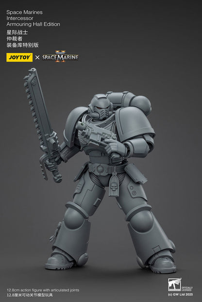 Space Marines Intercessor Armoring Hall Edition- Warhammer SPACE MARINE II  1/18 Action Figure By JOYTOY