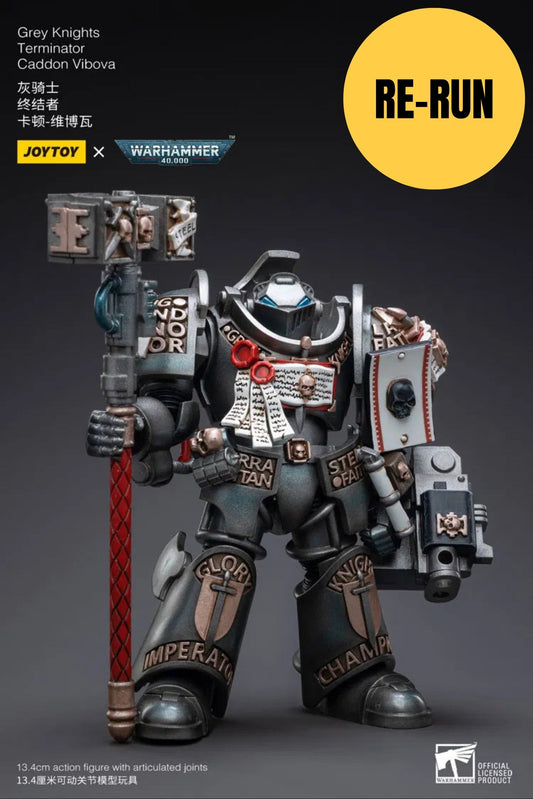 (RE-RUN) Grey Knights Terminator Caddon Vibova - Warhammer 40K Action Figure By JOYTOY