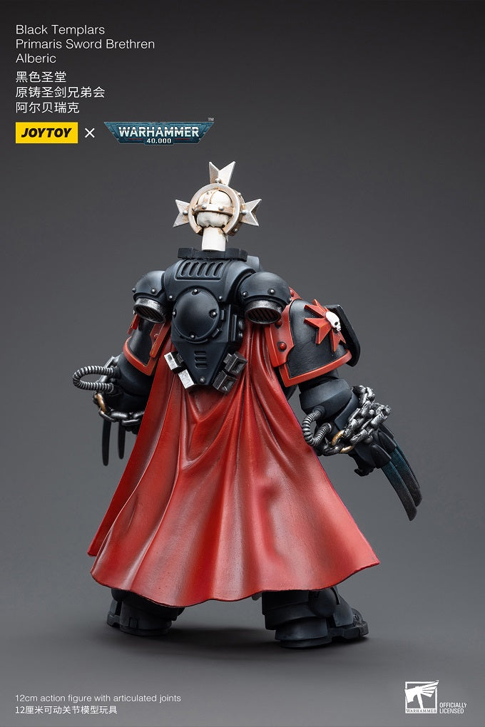Black Templars Primaris Sword Brethren Alberic - Warhammer 40K Action Figure By JOYTOY