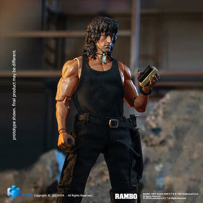 Rambo First Blood Part III Exquisite Mini Series 1/12 Scale - Action Figure By HIYA Toys