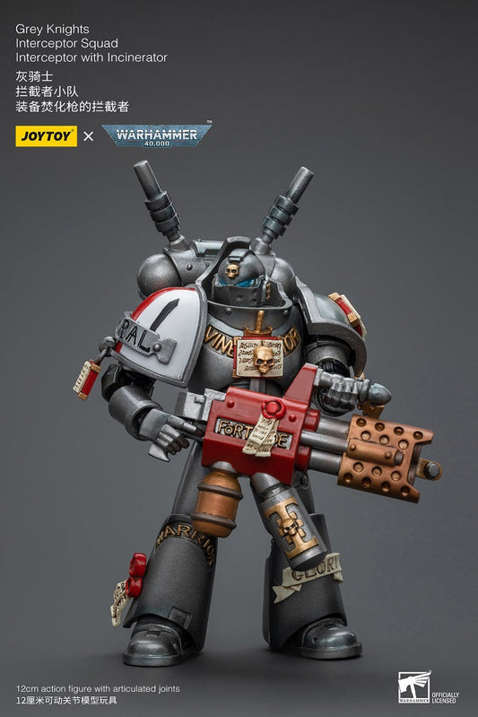 Grey Knights Interceptor Squad Interceptor with Incinerator - Warhammer 40K Action Figure By JOYTOY
