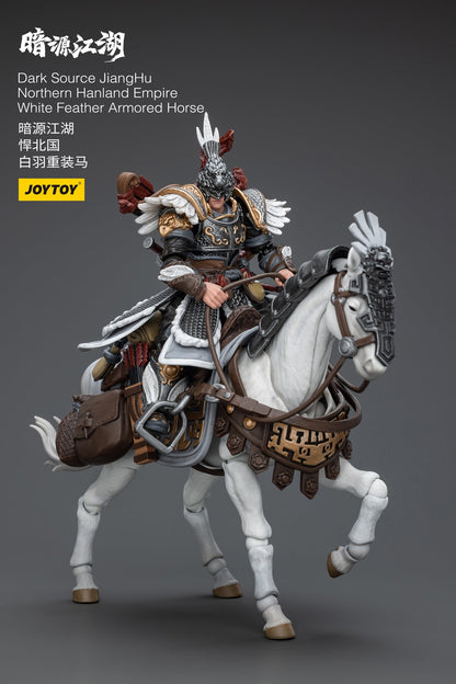 Dark Source - JiangHu Northern Hanland Empire White Feather Snowfield Archery Cavalry Set - 1/18 Action Figure By Joytoy