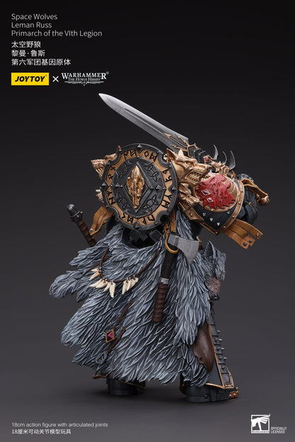 (RE-RUN) Space Wolves Leman Russ Primarch of the VIth Legion - Warhammer "The Horus Heresy" Action Figure By JOYTOY