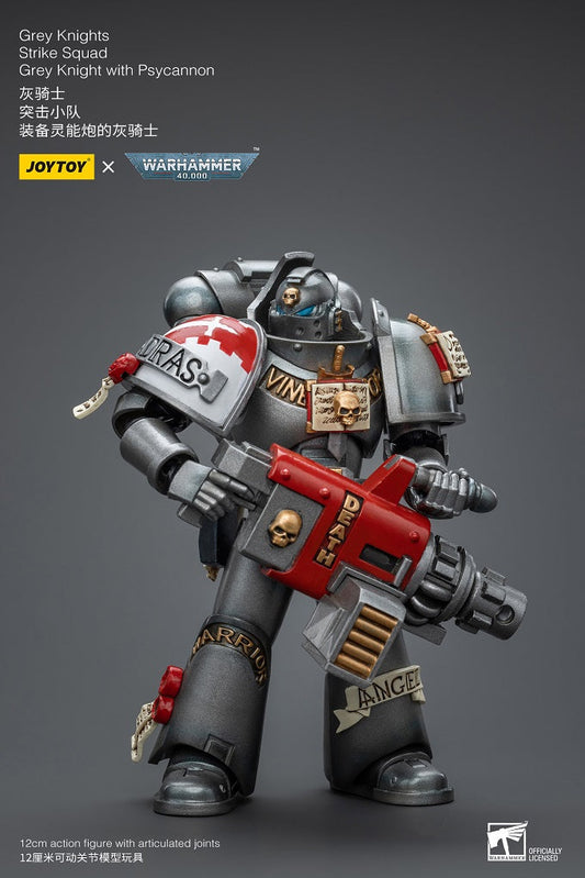 Grey Knights Strike Squad Grey Knight with Psycannon - Warhammer 40K Action Figure By JOYTOY