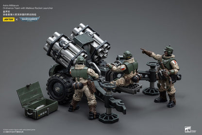 Astra Militarum Ordnance Team with Malleus Rocket Launcher - Warhammer 40K Action Figure By JOYTOY