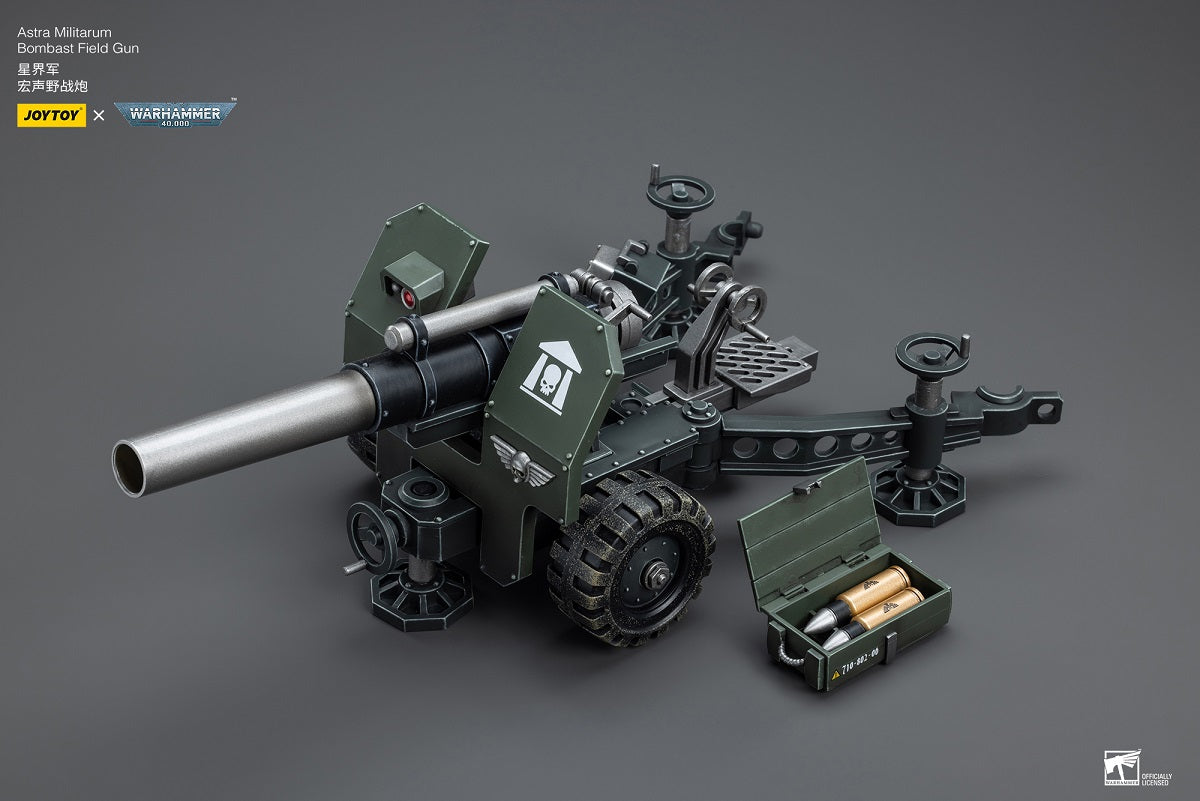 Astra Militarum Ordnance Team with Bombast Field Gun - Warhammer 40K Action Figure By JOYTOY