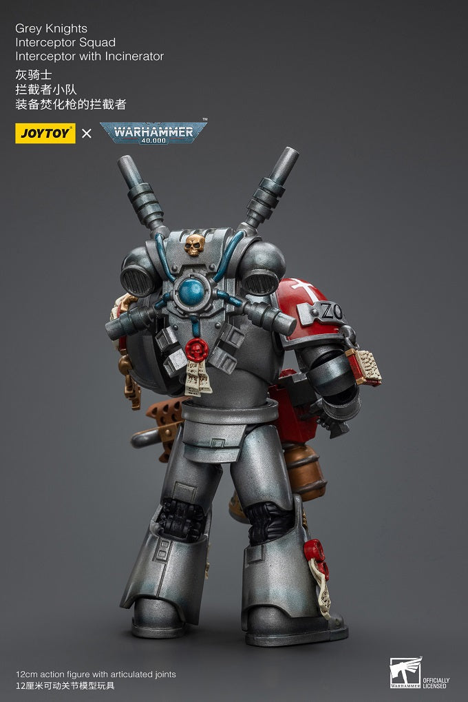 Grey Knights Interceptor Squad Interceptor with Incinerator - Warhammer 40K Action Figure By JOYTOY