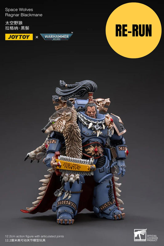(RE-RUN) Space Wolves Ragnar Blackmane - Warhammer 40K Action Figure By JOYTOY