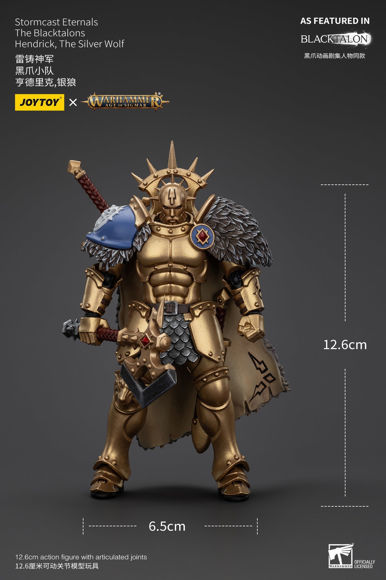 Stormcast Eternals The Blacktalons - Warhammer AGE OF SIGMAR - Mô hình hành động của JOYTOY