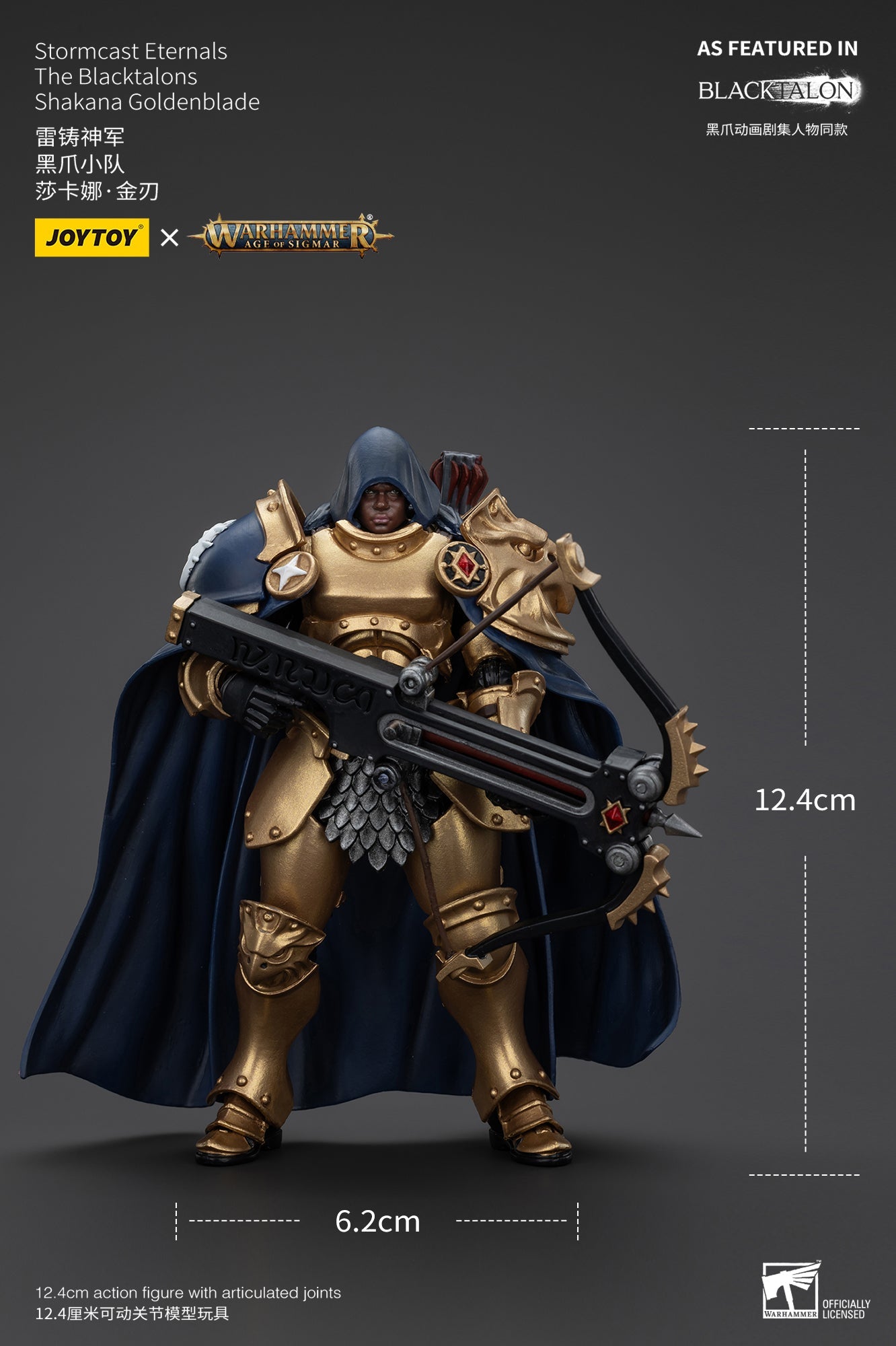 Stormcast Eternals The Blacktalons - Warhammer AGE OF SIGMAR - Mô hình hành động của JOYTOY