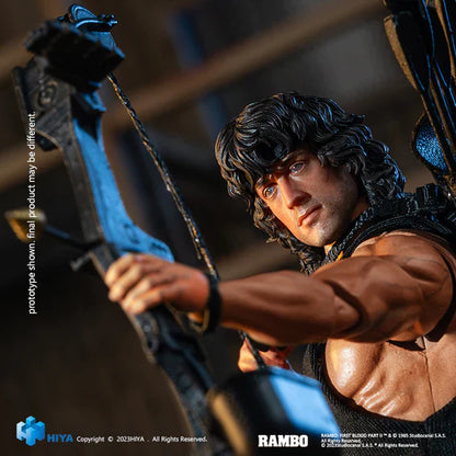 Rambo First Blood Part III Exquisite Mini Series 1/12 Scale - Action Figure By HIYA Toys