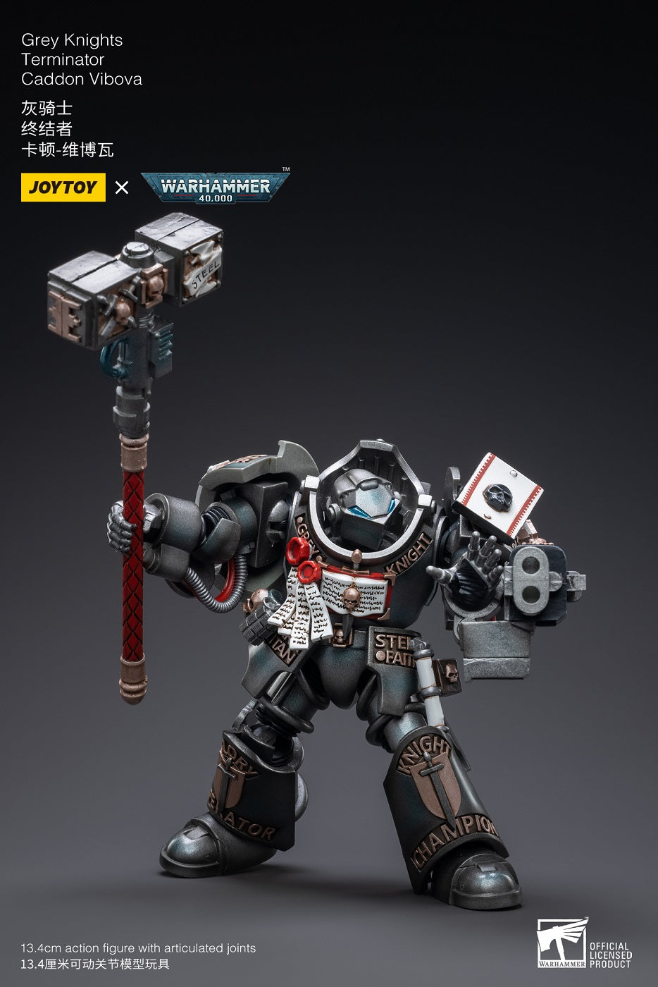 Grey Knights Terminator Caddon Vibova - Warhammer 40K Action Figure By JOYTOY