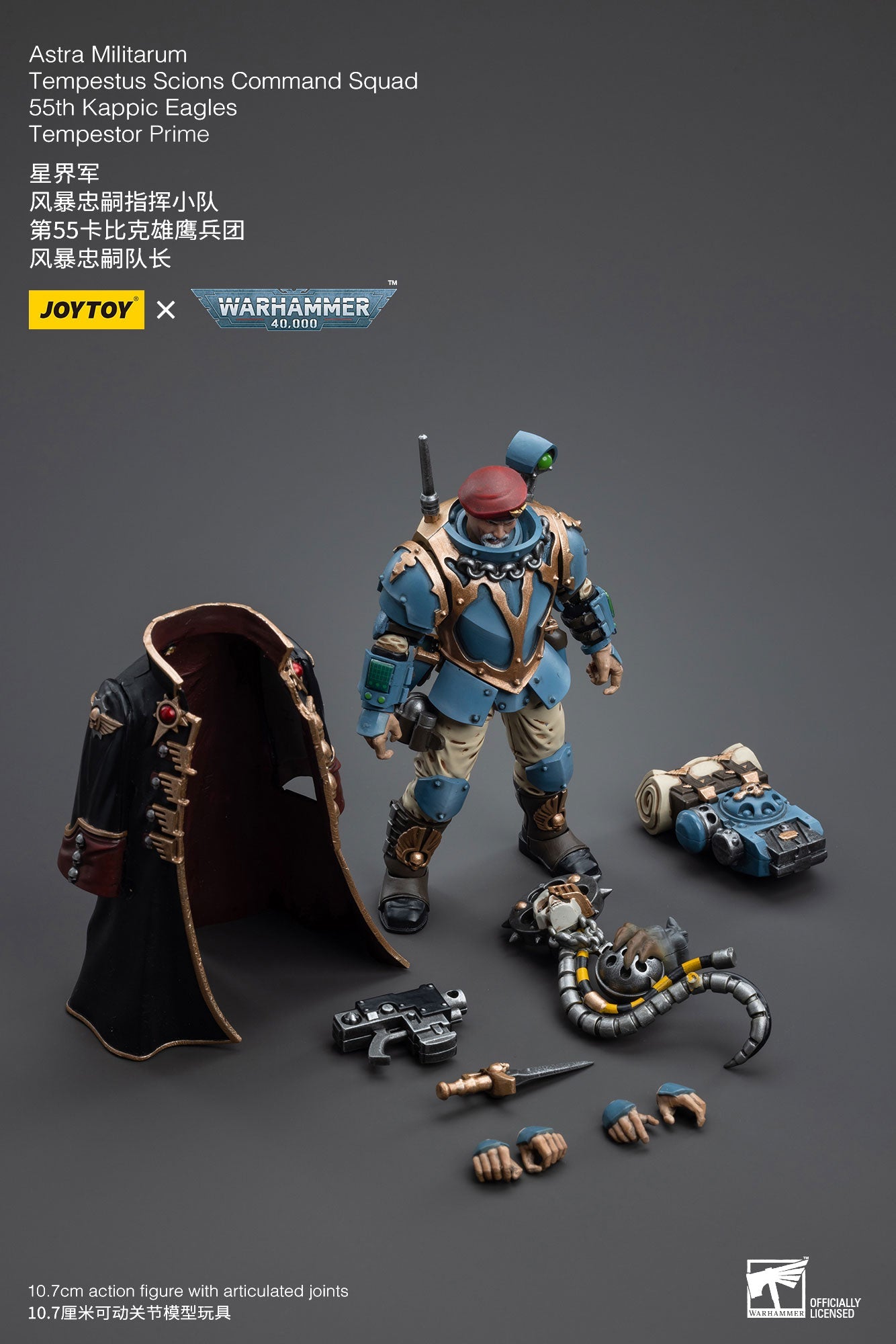 Astra Militarum Tempestus Scions Command Squad 55th Kappic Eagles Tempestor Prime - Warhammer 40K Action Figure By JOYTOY