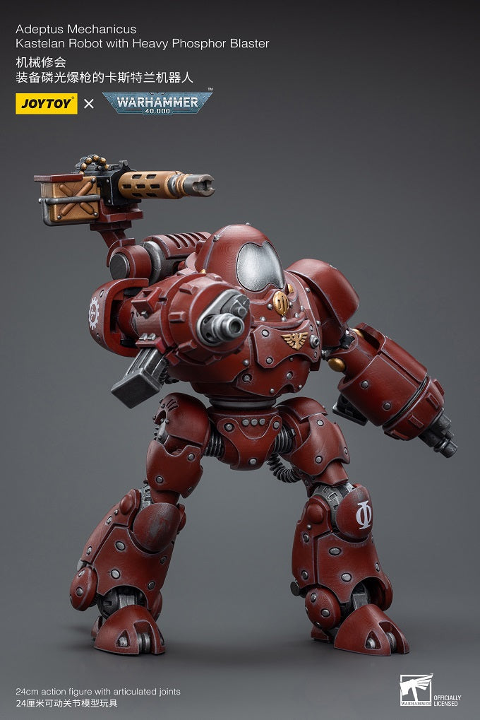 Adeptus Mechanicus Kastelan Robot with Heavy Phosphor Blaster - Warhammer 40K Action Figure By JOYTOY