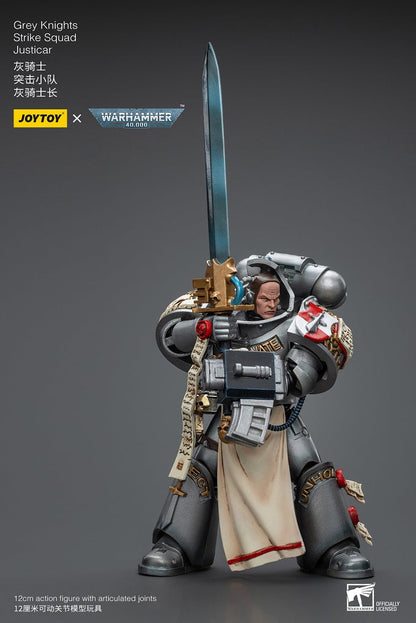 Grey Knights Strike Squad Justicar - Mô hình hành động Warhammer 40K của JOYTOY