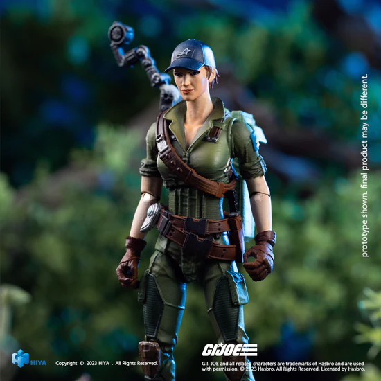 G.I.JOE Lady Jaye Exquisite Mini Series 1/18 Scale - Action Figure By HIYA Toys