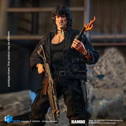 Rambo First Blood Part III Exquisite Mini Series 1/12 Scale - Action Figure By HIYA Toys