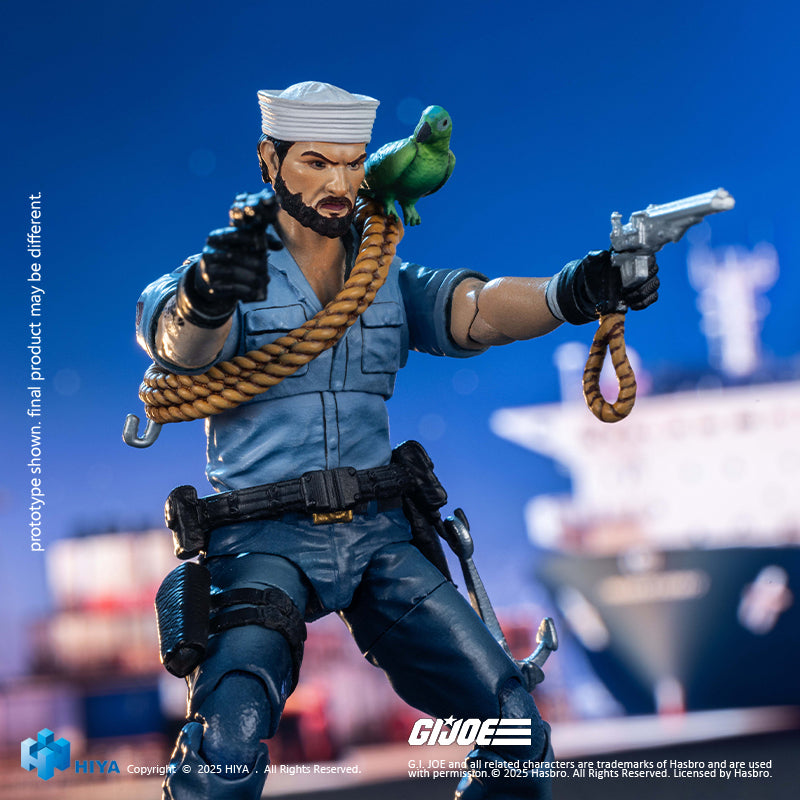 Exquisite Mini Series 1/18 Scale G.I.Joe Shipwreck- Action Figure By HIYA Toys