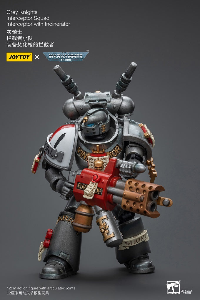 Grey Knights Interceptor Squad Interceptor with Incinerator - Warhammer 40K Action Figure By JOYTOY