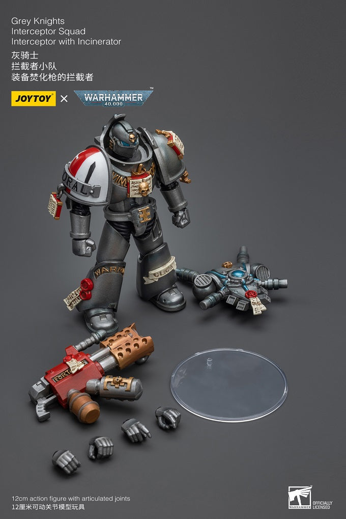 Grey Knights Interceptor Squad Interceptor with Incinerator - Warhammer 40K Action Figure By JOYTOY
