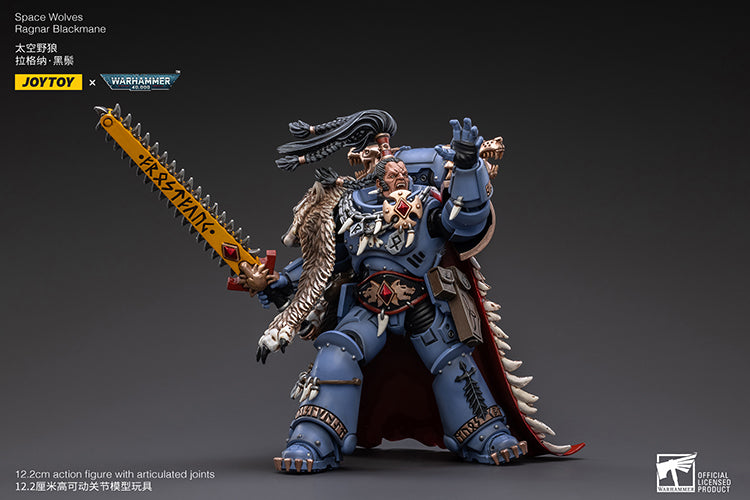 (RE-RUN) Space Wolves Ragnar Blackmane - Warhammer 40K Action Figure By JOYTOY