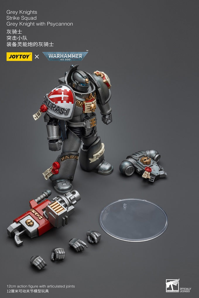 Grey Knights Strike Squad Grey Knight with Psycannon - Warhammer 40K Action Figure By JOYTOY