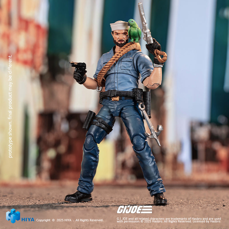 Exquisite Mini Series 1/18 Scale G.I.Joe Shipwreck- Action Figure By HIYA Toys