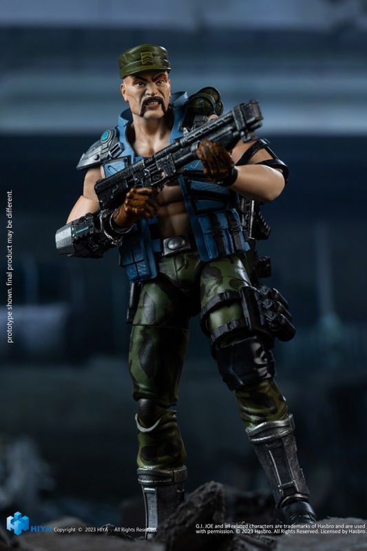 (Rare) G.I.Joe Gung-Ho Exquisite Mini Series 1/18 Scale - Action Figure By HIYA Toys