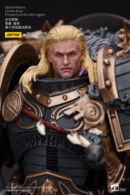 (RE-RUN) Space Wolves Leman Russ Primarch of the VIth Legion - Warhammer "The Horus Heresy" Action Figure By JOYTOY