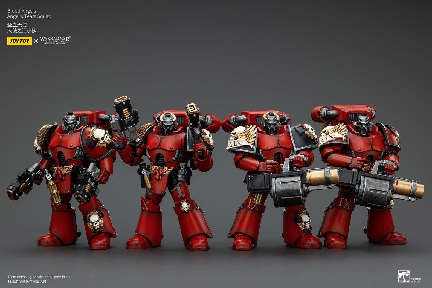 Blood Angels Angel's Tears Squad  - Warhammer "The Horus Heresy" Action Figure By JOYTOY