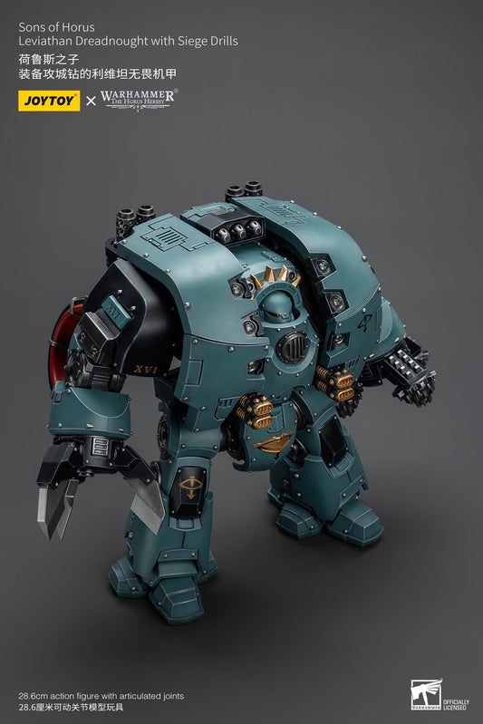 Sons of Horus Leviathan Dreadnought with Siege Drills - Warhammer The Horus Heresy Action Figure By JOYTOY