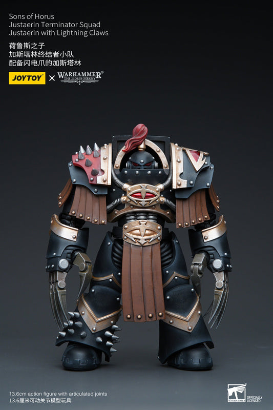 Sons of Horus Justaerin Terminator Squad Justaerin with Lightning Claws - Warhammer "The Horus Heresy" Action Figure By JOYTOY