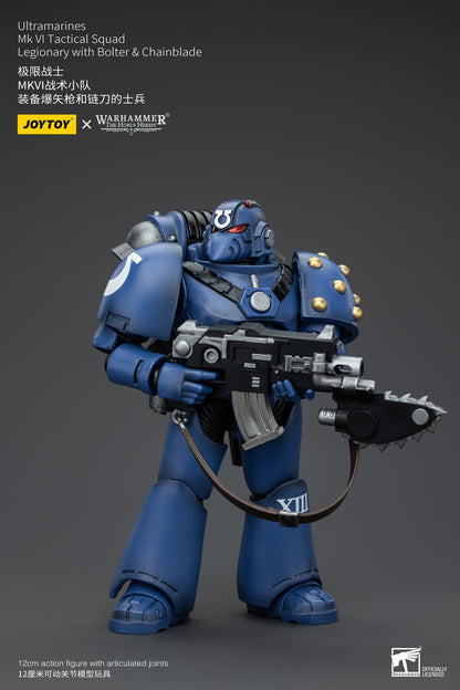 Ultramarines Legion MKIII &amp; MKVI Tactical Squad - Mô hình hành động Warhammer "The Horus Heresy" của JOYTOY 