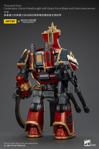 Thousand Sons Contemptor-Osiron Dreadnought With Gravis Force Blade And Gravis Autocannon - Warhammer "The Horus Heresy" Action Figure By JOYTOY