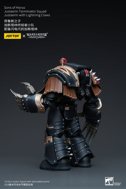Sons of Horus Justaerin Terminator Squad Justaerin with Lightning Claws - Warhammer "The Horus Heresy" Action Figure By JOYTOY