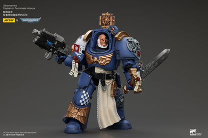 Ultramarines Captain In Terminator Armour - Warhammer 40K Action Figure By JOYTOY