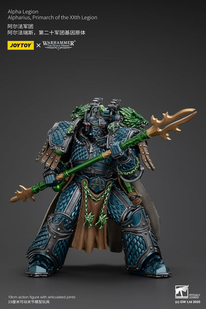 Alpha Legion Alpharius, Primarch of the XXth Legion - Warhammer "The Horus Heresy" 1/18 Action Figure By JOYTOY