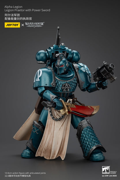 Alpha Legion Legion Praetor with Power Sword - Warhammer "The Horus Heresy" 1/18 Action Figure By JOYTOY