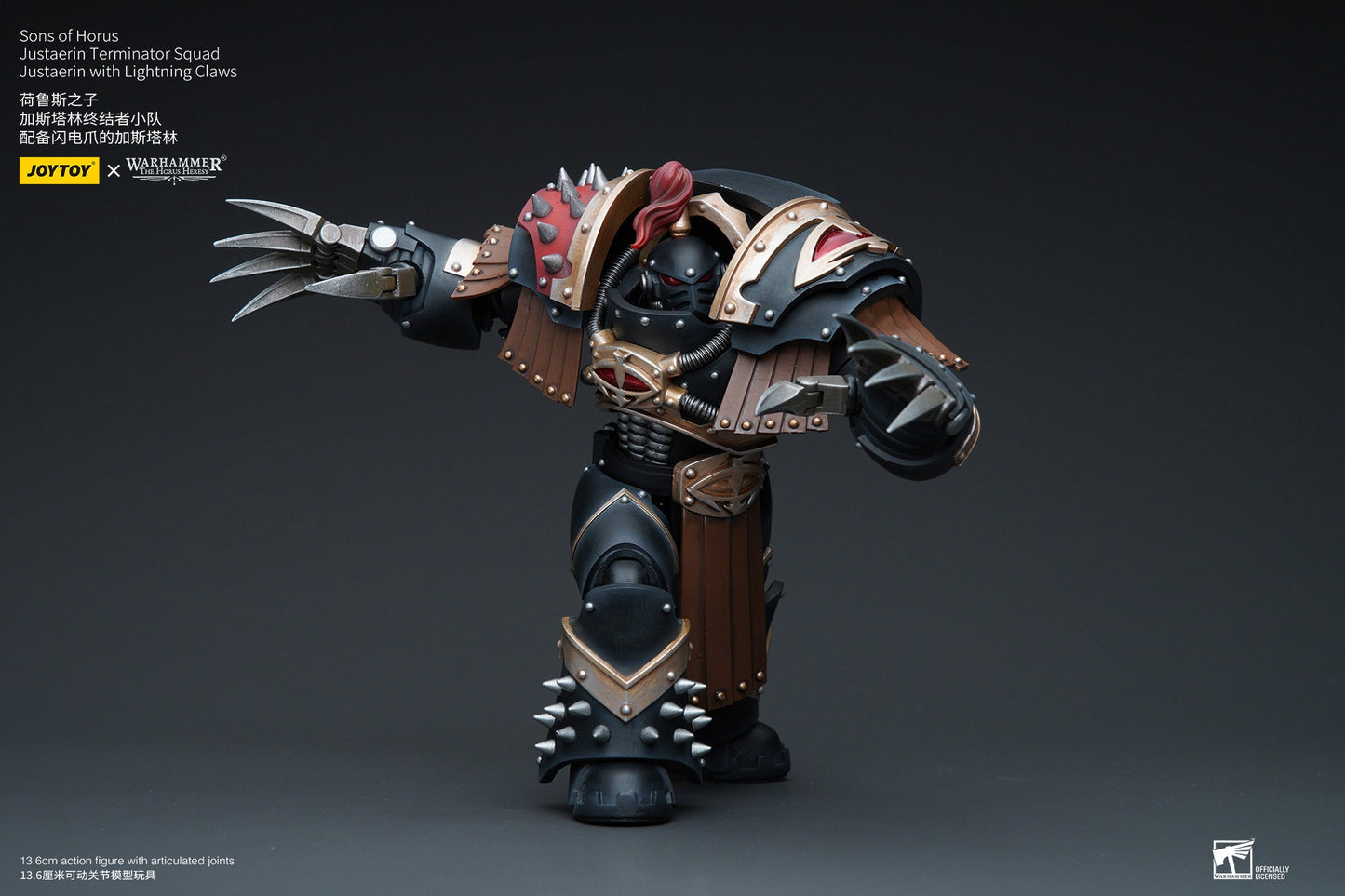 Sons of Horus Justaerin Terminator Squad Justaerin with Lightning Claws - Warhammer "The Horus Heresy" Action Figure By JOYTOY