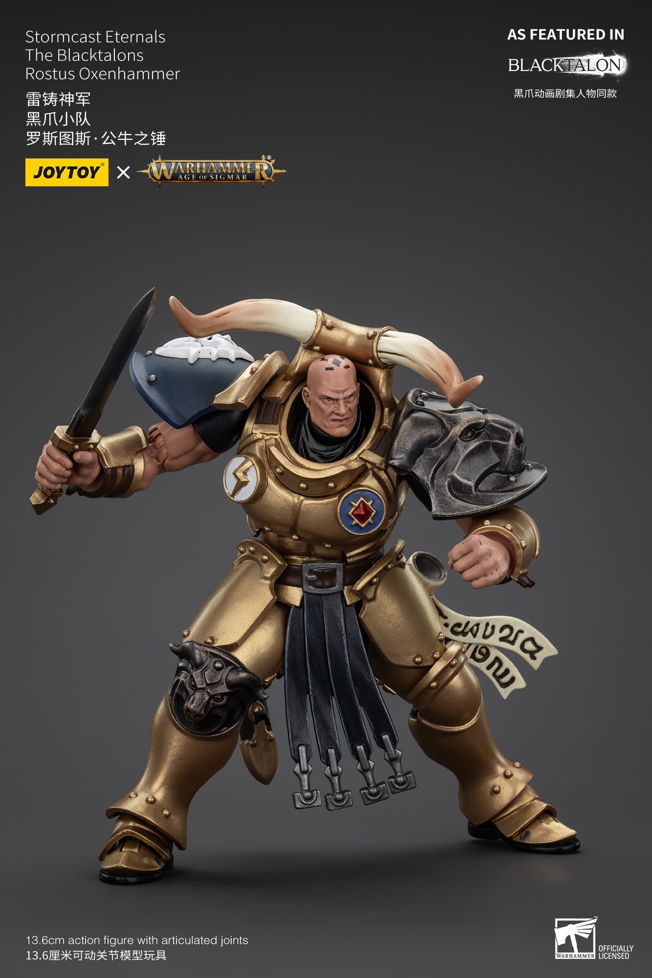 Stormcast Eternals The Blacktalons - Warhammer AGE OF SIGMAR - Mô hình hành động của JOYTOY