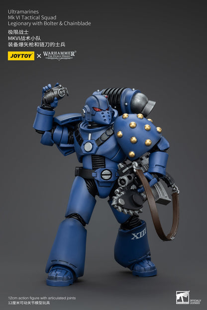 Ultramarines Legion MKIII &amp; MKVI Tactical Squad - Mô hình hành động Warhammer "The Horus Heresy" của JOYTOY 