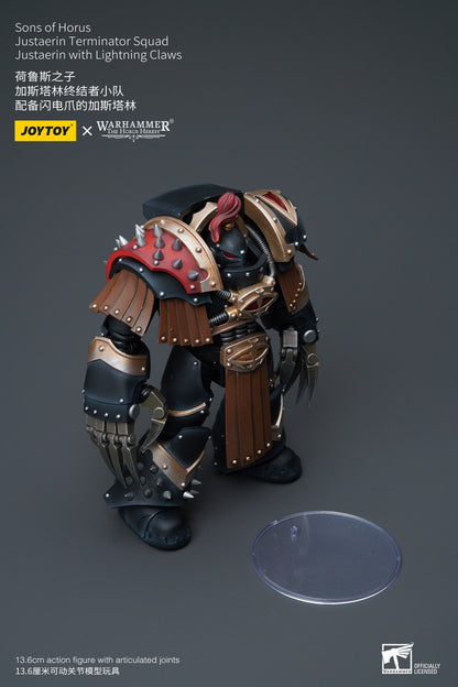 Sons of Horus Justaerin Terminator Squad Justaerin with Lightning Claws - Warhammer "The Horus Heresy" Action Figure By JOYTOY