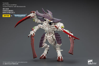 (RE-RUN) Tyranids Hive Fleet Leviathan Tyranid Warrior with Boneswords - Warhammer 40K Action Figure By JOYTOY