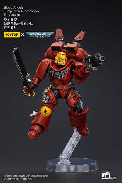 Blood Angels Jump Pack Intercessors Intercessor 1 - Mô hình hành động Warhammer 40K của JOYTOY 