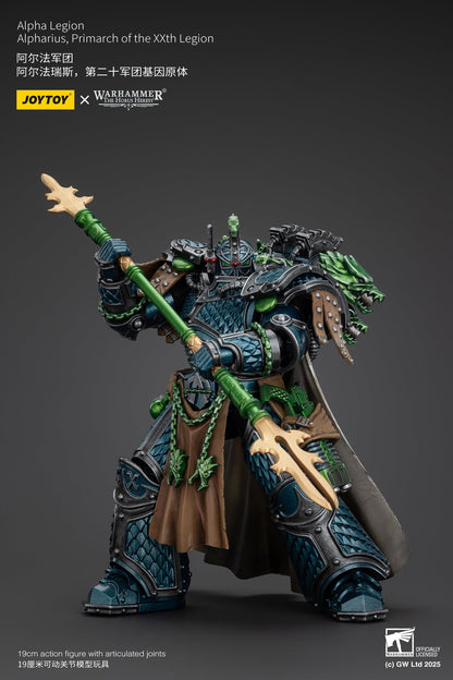 Alpha Legion Alpharius, Primarch of the XXth Legion - Warhammer "The Horus Heresy" 1/18 Action Figure By JOYTOY