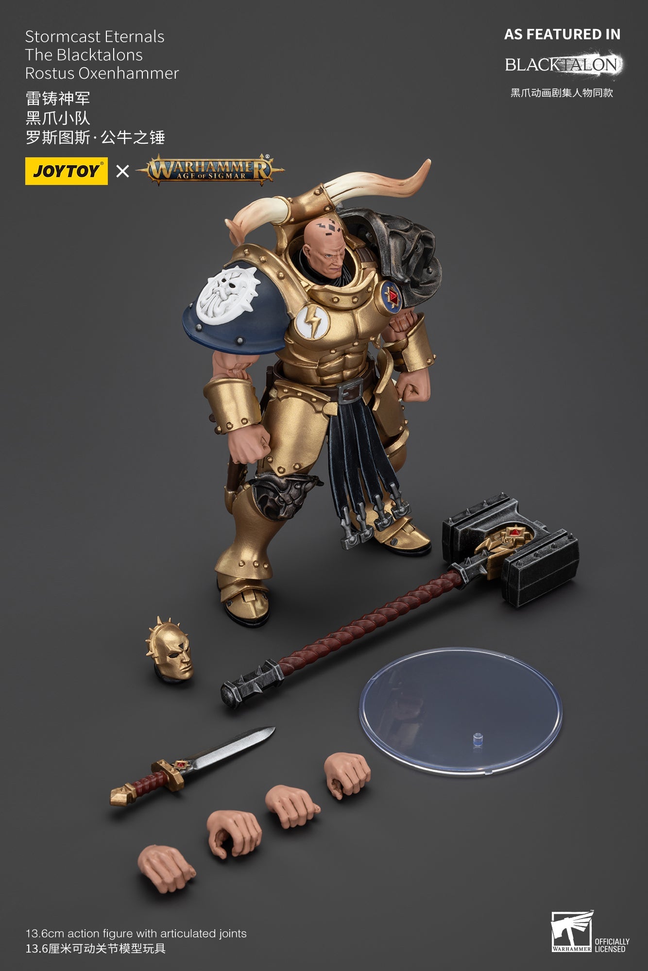Stormcast Eternals The Blacktalons - Warhammer AGE OF SIGMAR - Mô hình hành động của JOYTOY