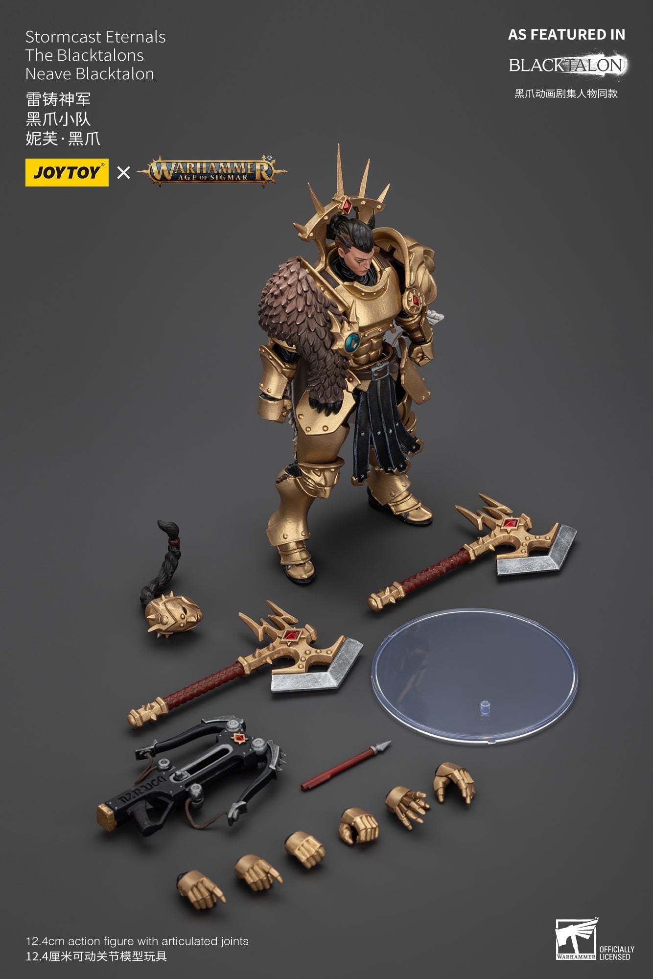 Stormcast Eternals The Blacktalons - Warhammer AGE OF SIGMAR - Mô hình hành động của JOYTOY